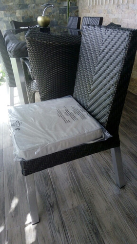 Comedor Rattan Sintético Exteriores Jardín