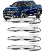 Comprar Aplique Jogo Maçanetas Cromadas Fiat Toro Volcano 17 18 19
