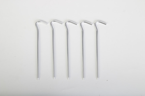 Imagen 5 de 8 de Clavijas De Aleación De Aluminio Con Gancho Para Camping