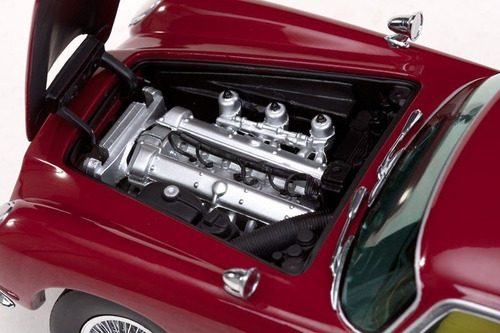 1963 Aston Martin Db5 Vermelho - Escala 1/18 - Sun Star