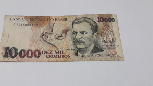 Brasil Billete 10000 Cruzeiros Cat 079