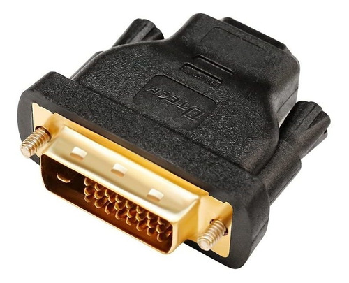 Dtech Adaptador Dvi Macho A Hdmi Hembra, Convertidor De Puer