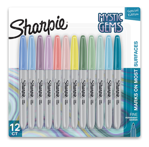 Sharpie Marcador Permanente Edicion Especial Mystic Gem Fina