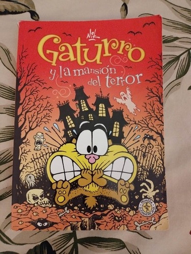 Gaturro Y La Mansión Del Terror. Libro Usado, Buen Estado. 