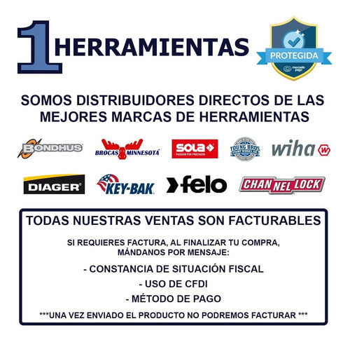 Broca Cobalto Para Acero Inoxidable 13/16. Minnesota