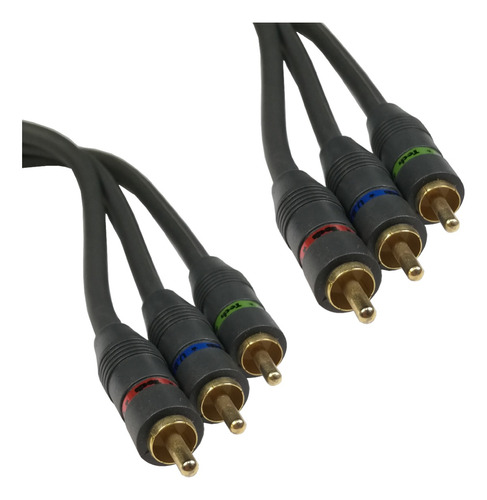 Cable Rca Macho Macho 3x3 De 1.8 Metros Alta Calidad