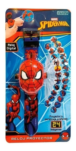 Reloj Digital Spiderman Proyector Ditoys - Sharif Express