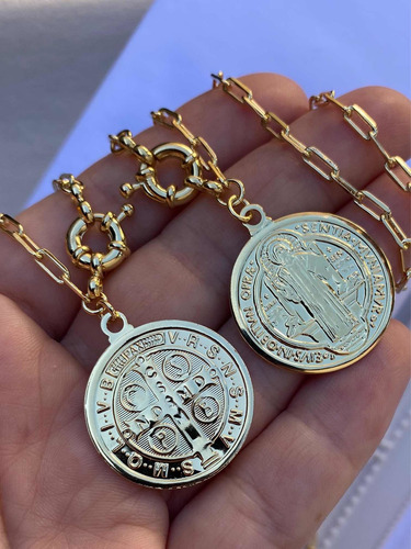 Imagem 4 de 6 de 1 Conjunto Frete Grátis Colar E Pulseira Mosquetão Coração