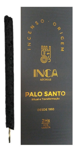 Incenso Inca Palo Santo Natural Artesanal 9 Varetas