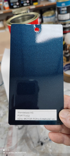 Azul Metálico Evinrude,450ml Base Poliéster