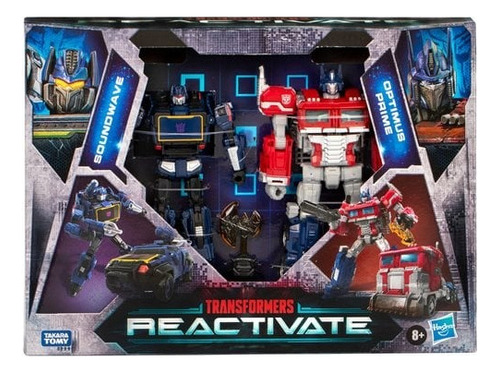 Optimus Prime Y Soundwave 2-pack Transformers Reactivate