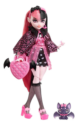 Muñeca Monster High Draculaura Accesorios Para Mascotas