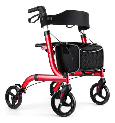 Rollator Walker Heaconnex Dobrável Com Assento, Rodas De 8 P