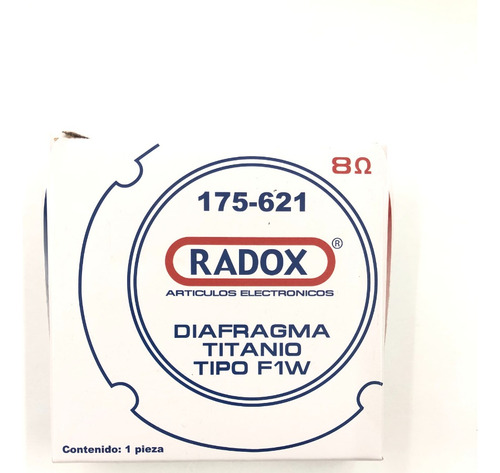 Diafragma 175-621 Titanio F1w