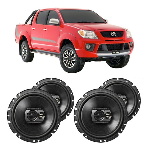 Alto Falante Toyota Hilux 2002 A 2005 Pioneer 200w Rms