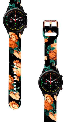 Correa Compatible Para Xiaomi Mi Watch Color Flores