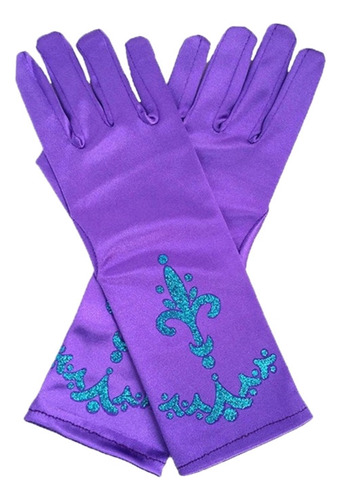 Boo Vestido Ice Princess Con Guantes Largos Y Sedosos,