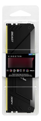 Memoria Ram Kingston Fury Beast Rgb Ddr4 8gb 3600mhz