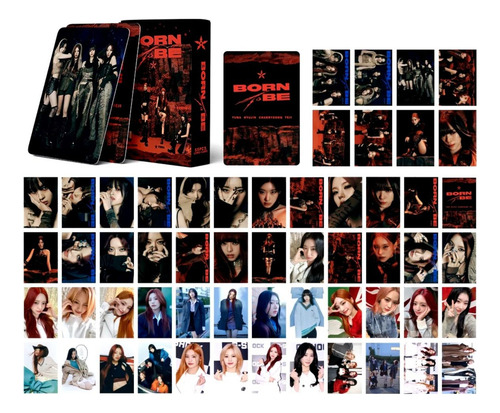 55 Photocards Itzy - Edicion Born To Be Lomo Cards Kpop
