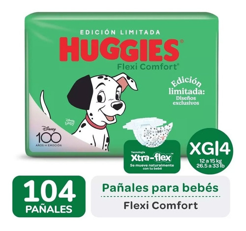 Pañales Huggies Flexi Comfort Ahorrapack M G Xg Xxg Pack X 2