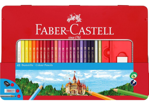 Ecolapices Hexagonal Lata X48 Col. Faber Castell