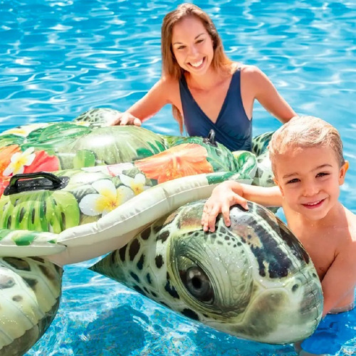 Flotador Inflable Tortuga Tropical 191cm Intex 57555