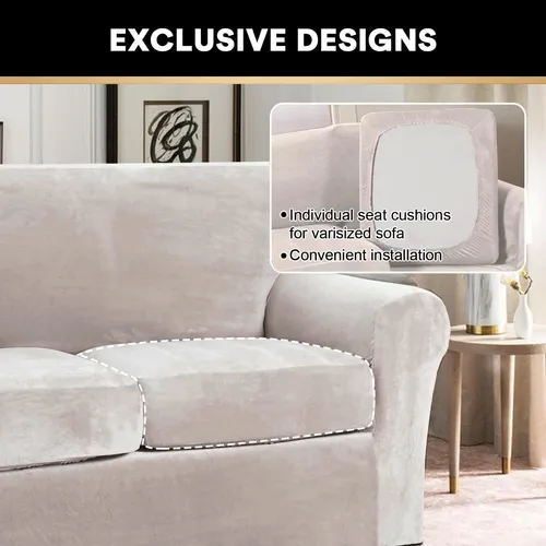 Princedeco 3 Piezes Sofa Fundas Fundas De Sofá Para De