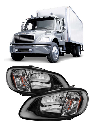 Farolas Freightliner M2 2003 2013 Black