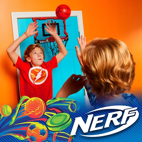 Nerf Juego De Aro De Baloncesto - Mini Aro Profesional Con M