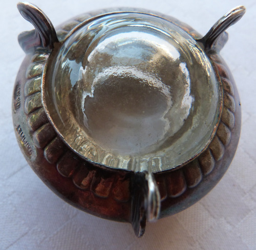 Monijor62-antiguo Coleccion Rusia Salero Cuenco Mesa Plata (Usado)