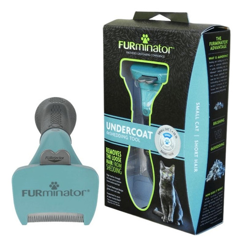 Cepillo Furminator Para Gato Pequeños  Pelo Corto