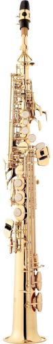 Sax Soprano Eagle Sp 502 Laqueado Com Estojo