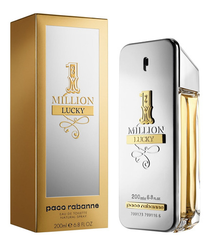 Perfume Paco Rabanne 1 Million Lucky Edt 200 Ml