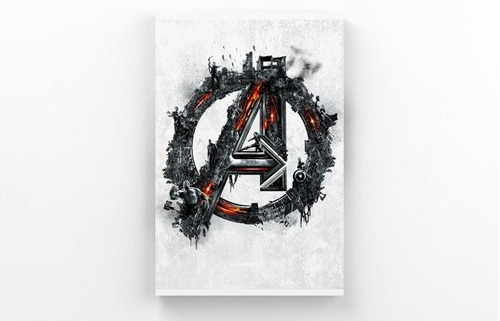 Quadro Os Vingadores 20x28,5