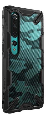 Funda Para Xiaomi Mi 10 & Mi 10 Pro Fusion X Design Ringke Color Camo black Mi 10 - Mi 10 Pro