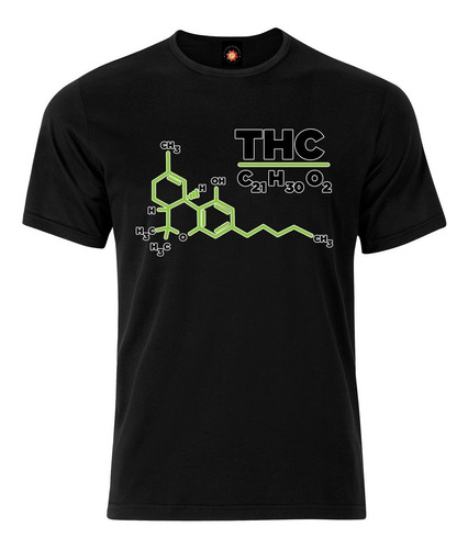 Remera Estampada Varios Diseños Thc Formula Terapeutica