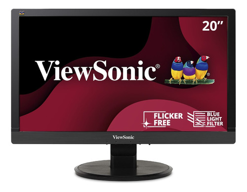 Monitor Viewsonic Va2055sm 20' Led Full Hd 60hz Vga Dvi-d