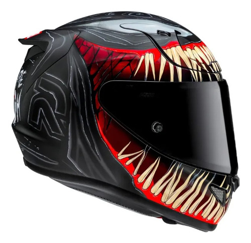 Casco Moto Integral Hjc Rpha 12 + Pinlock Gaona Motos Rojo Venom Iii Mc1sf M