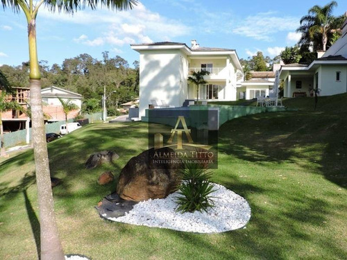 Imagem 16 de 30 de Excelente Casa Á Venda No Parque Das Artes, Embu Das Artes. 5 Suítes, 6 Vagas, Piscina E Edícula! - Ca2568