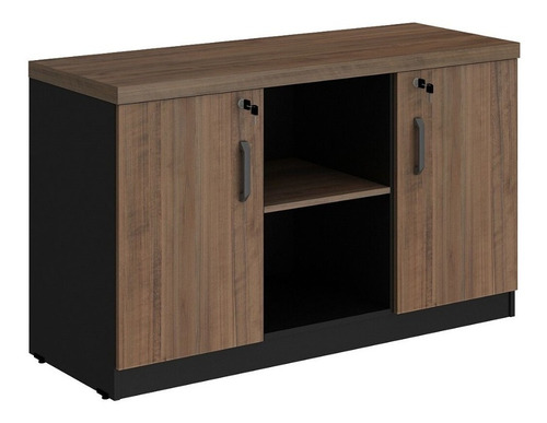 Imagem 6 de 10 de Armário Credenza E Mesa Em L Diretor