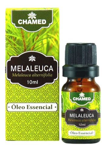 Óleo Essencial De Melaleuca Tea Tree 10ml Chamed 100% Puro