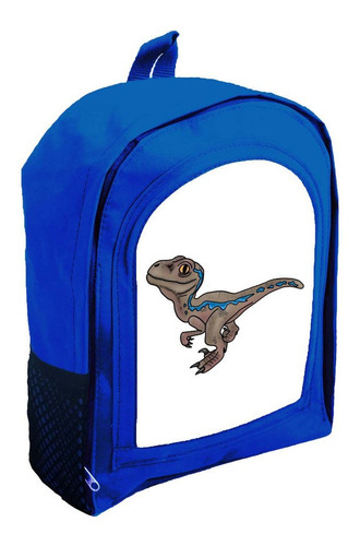 Mochila Azul Infantil  Nena Nene Dinosaurios R24