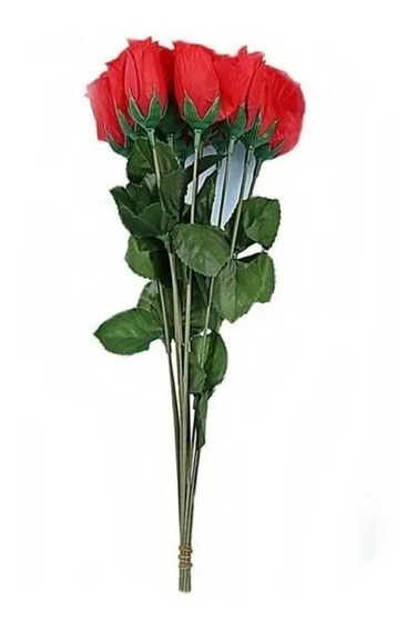 336 Botões De Rosas Vermelhas Flores Artificiais Atacado | Parcelamento sem  juros