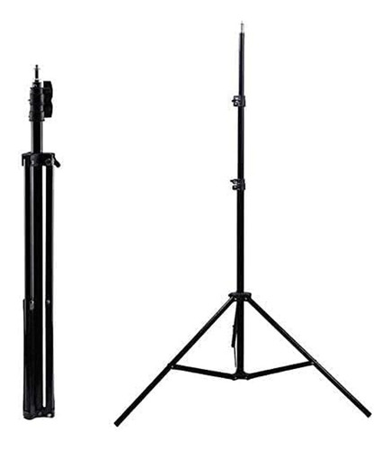 Tripie Tripode Con Soporte Para Aro De Luz Aluminio De 2,1 M