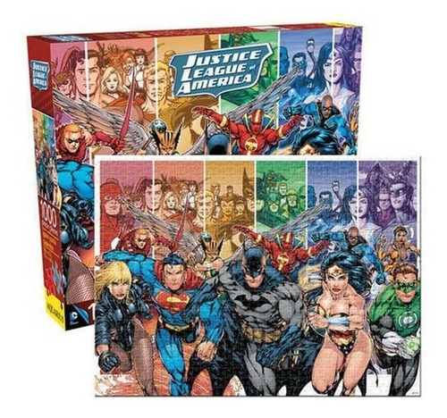 Imagen 2 de 5 de Justice League Puzzle 1000 Piezas Nuevo Musicovinyl