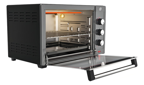 Horno de mesa eléctrico Oster OFOR455 45L negro/grafito