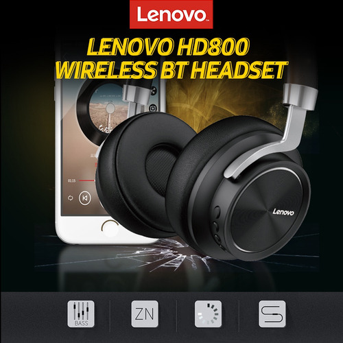 Audífonos Bluetooth Headset Hd800 Color Gris Beige
