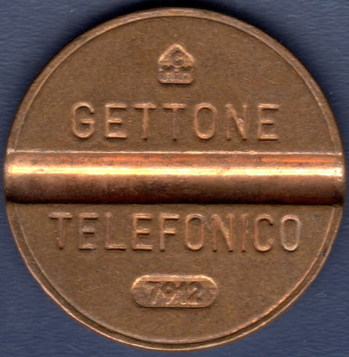 Ficha Gettone Telefónico 7912 Cmm Teléfono
