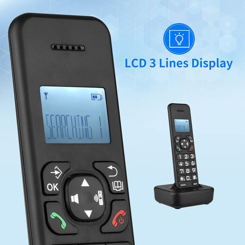 Teléfono Inalámbrico Con Contestador Automático/llamada En