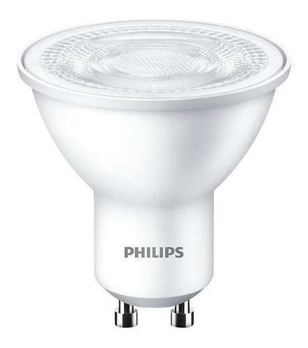 Imagen 2 de 8 de Pack X10 Dicroicas Led Philips Gu10 5w = 50w Calidas Fria